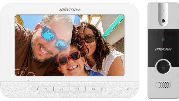 Hikvision 7″ Analog VDP Kit with Memory Slot DS-KIS204T