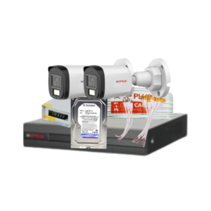 CP Plus 2 Camera Premium CCTV Surveillance Kit Color With Audio